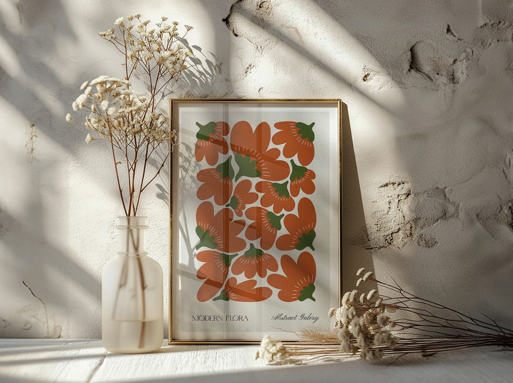 Ścienne kwiaty na wiosnę: Inspiracje do aranżacji wnętrza