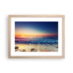 Plakat w ramie jasny dąb - A co za horyzontem? - 40x30 cm