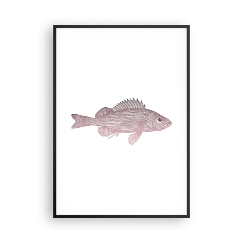 Plakat w czarnej ramie - Ryba wielkooka - 70x100 cm