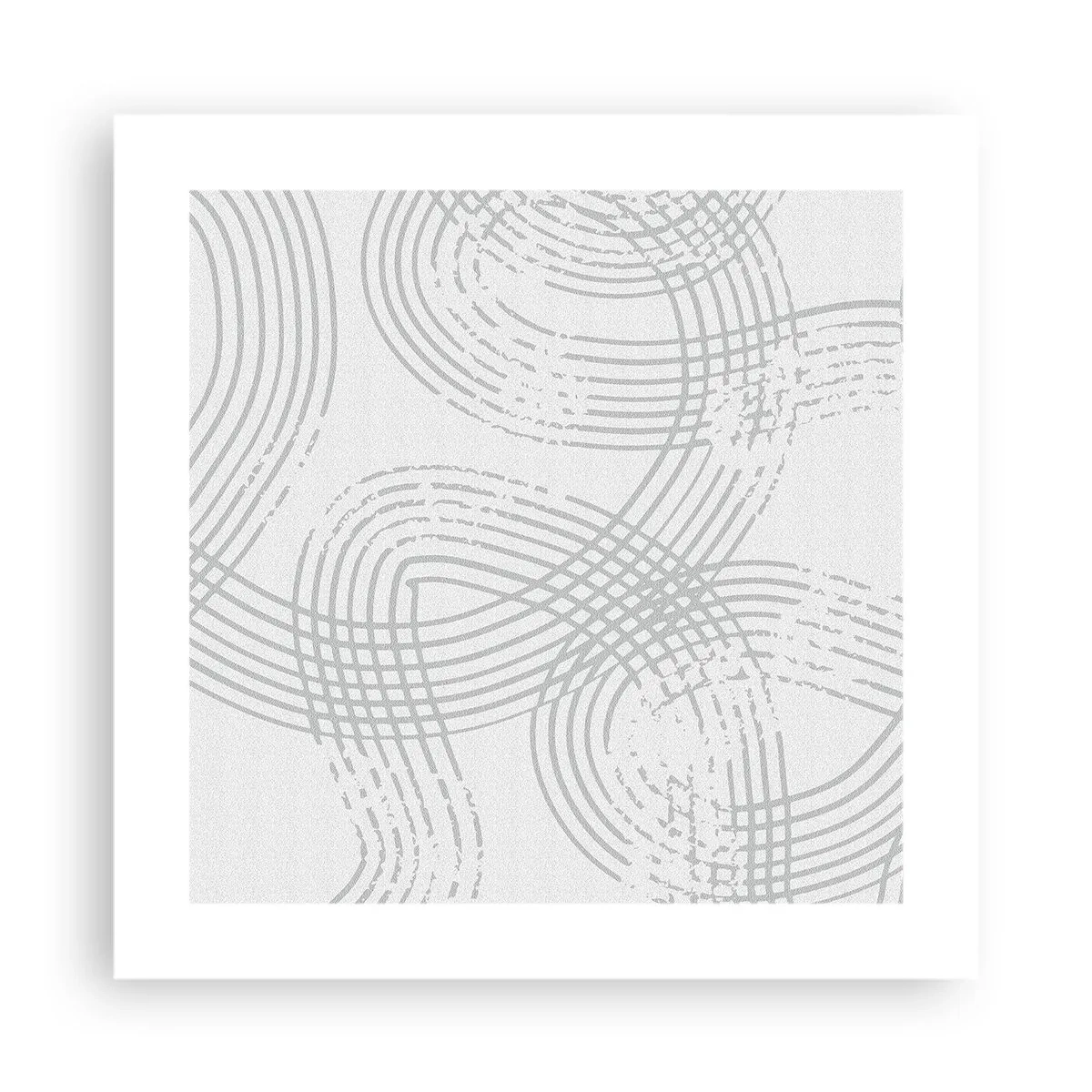 Plakat - Nie ma prostej drogi - 40x40 cm