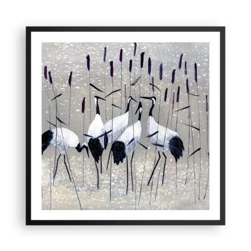 Plakat w czarnej ramie - Wśród swoich - 60x60 cm