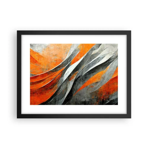 Plakat w czarnej ramie - Żar i chłód - 40x30 cm