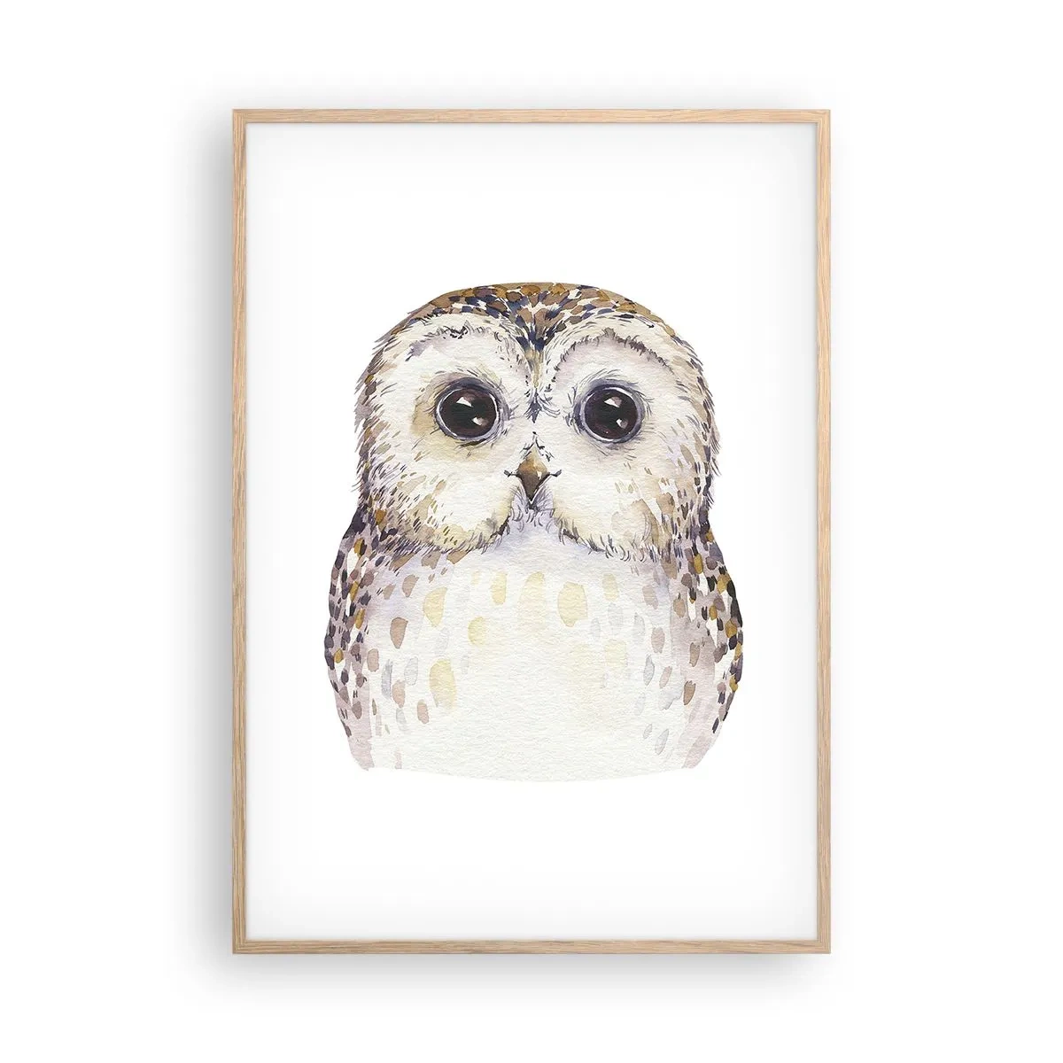 Plakat w ramie jasny dąb - Spójrz mi w oczy - 70x100 cm