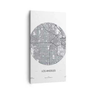 Obraz na płótnie - Anatomia Los Angeles - 55x100 cm