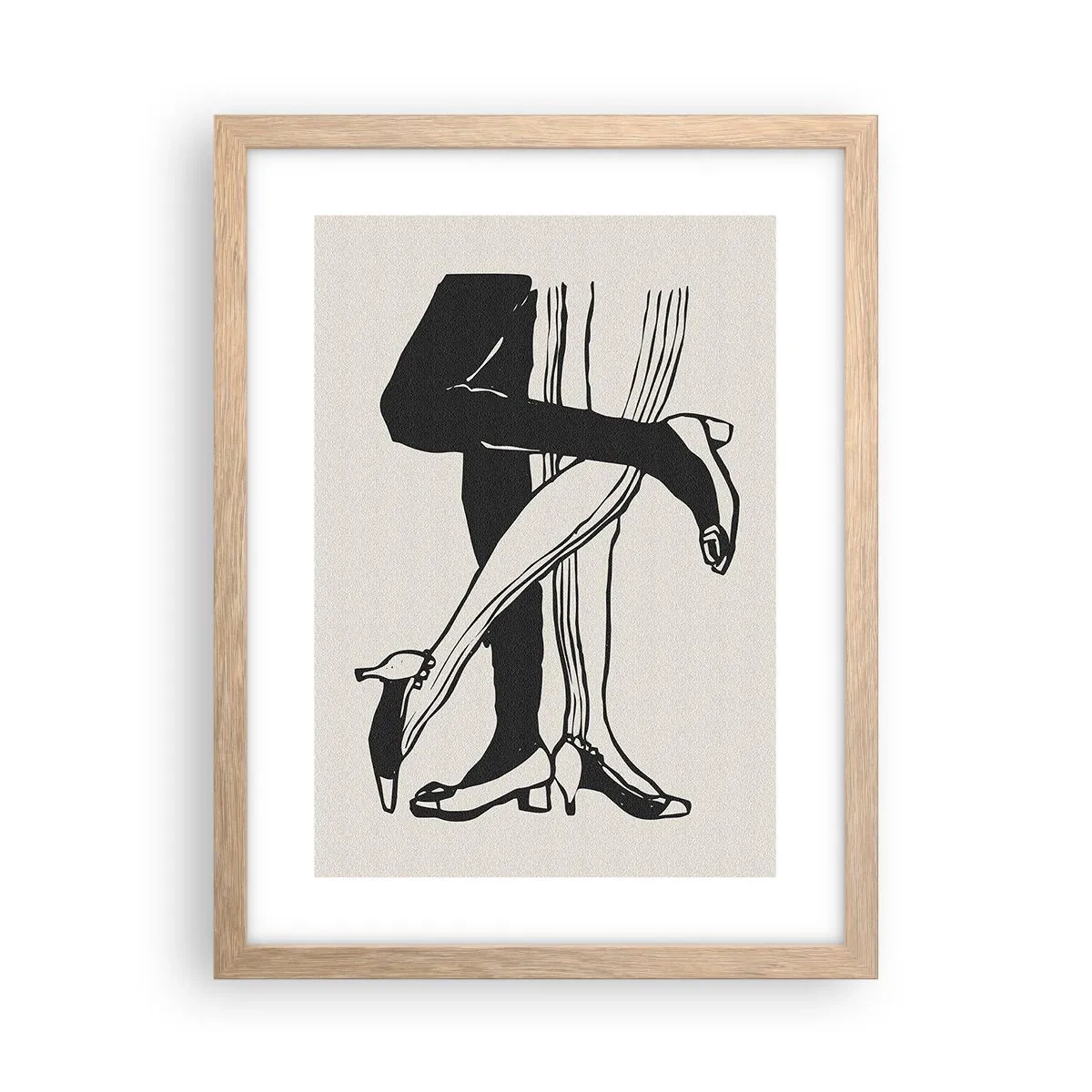 Plakat w ramie jasny dąb - Kobiecy atrybut - 30x40 cm