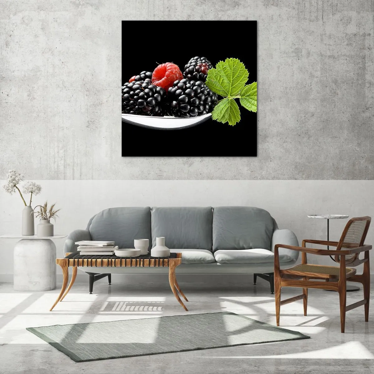 Obraz na szkle - Smak świeżości - 30x30 cm
