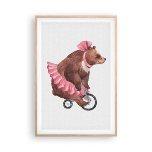 Plakat w ramie jasny dąb - Ale cyrk! - 61x91 cm