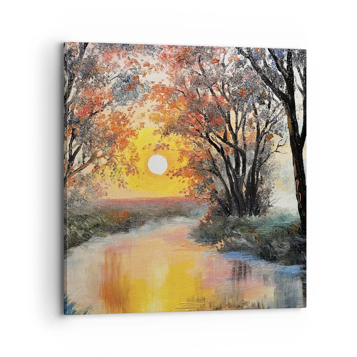Obraz na płótnie - Jesienne klimaty - 70x70 cm