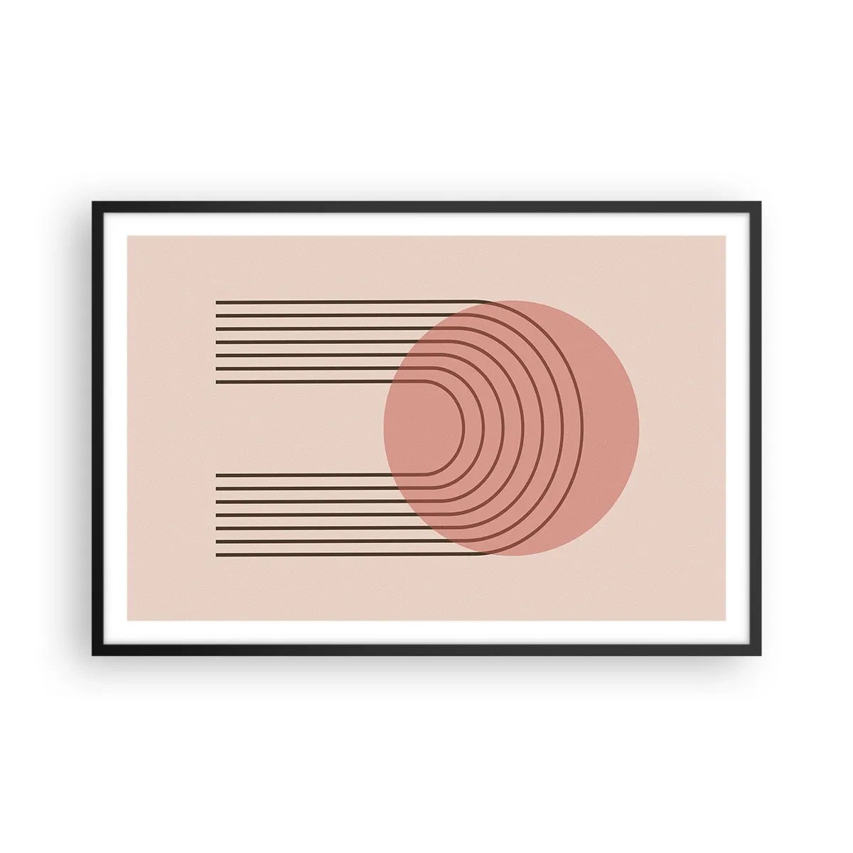 Plakat w czarnej ramie - Nieodparte przyciąganie - 91x61 cm