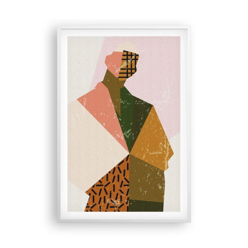 Plakat w białej ramie - Człowiek – istota złożona - 61x91 cm