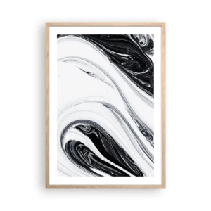 Plakat w ramie jasny dąb - Połączenie przeciwieństw - 50x70 cm
