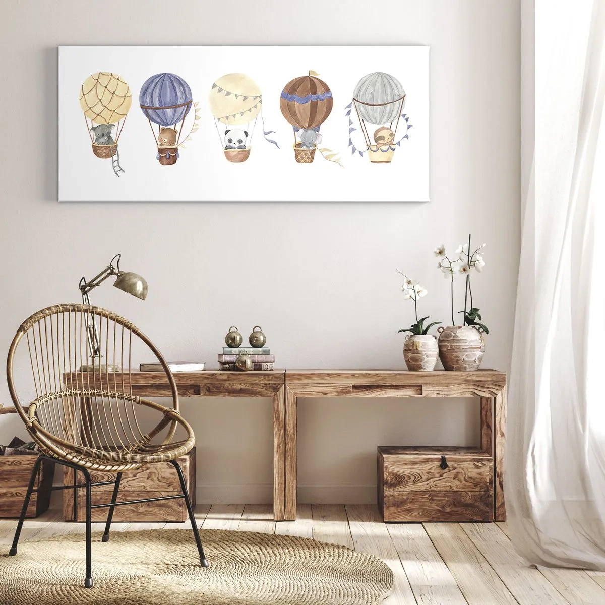 Obraz na płótnie - Przyjaciele w podróży - 100x40 cm