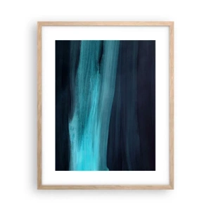 Plakat w ramie jasny dąb - Popłyń z nurtem - 40x50 cm
