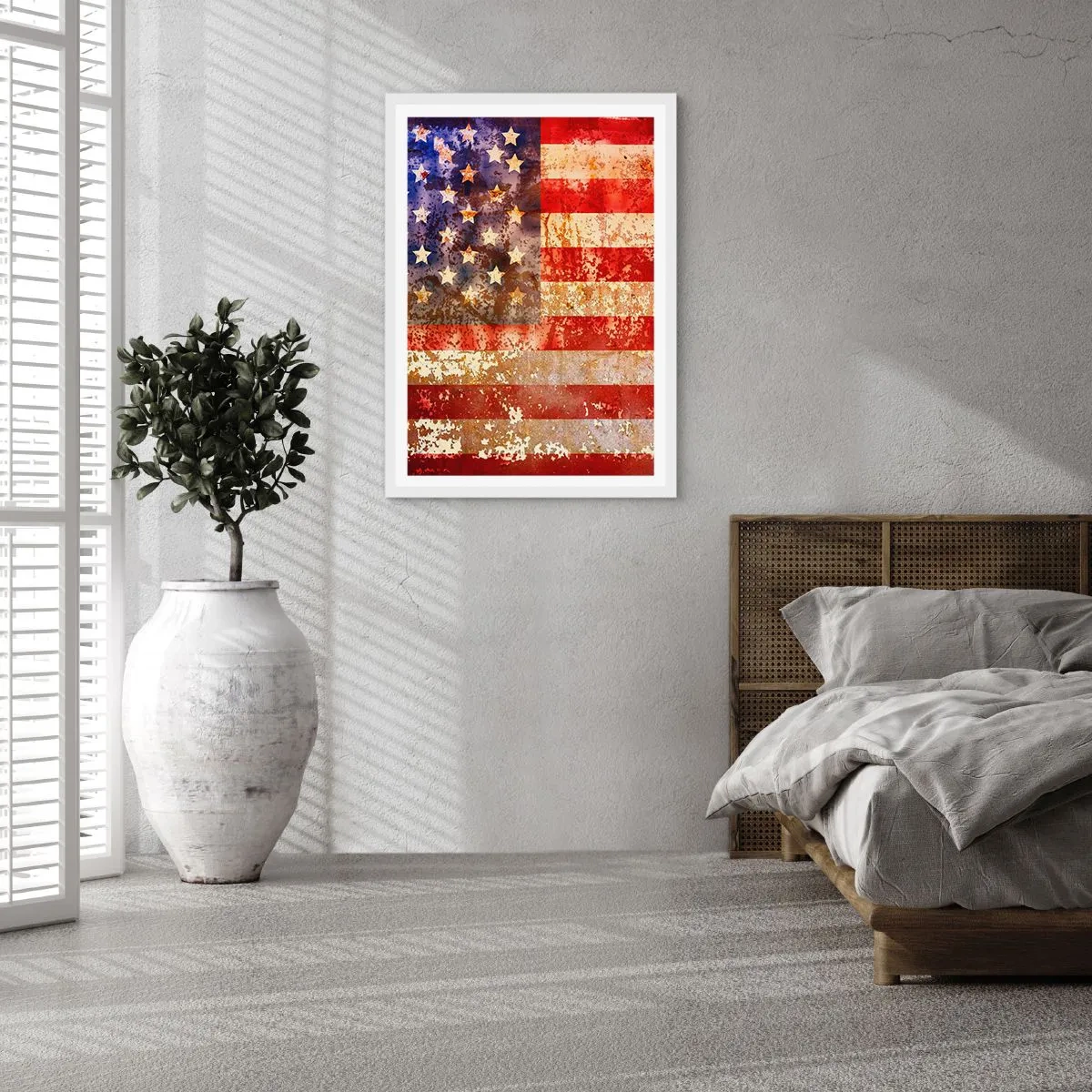 Plakat w białej ramie - Chwała nie przemija - 70x100 cm