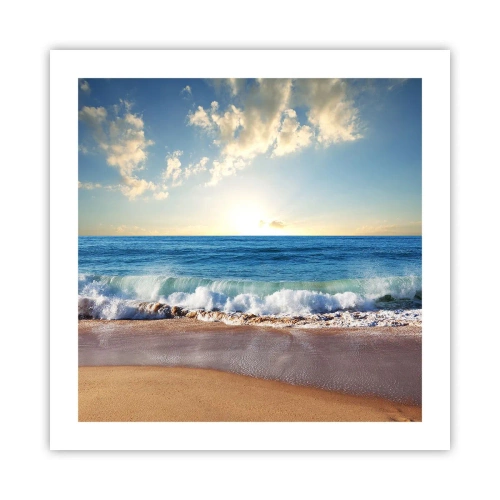 Plakat - Ruch i bezruch zarazem - 50x50 cm