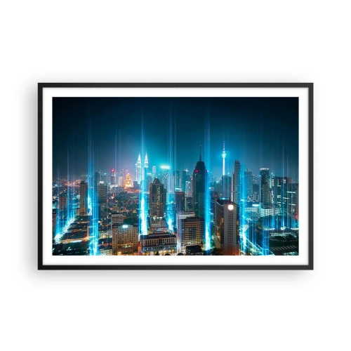 Plakat w czarnej ramie - Po berlińsku do nieba - 91x61 cm