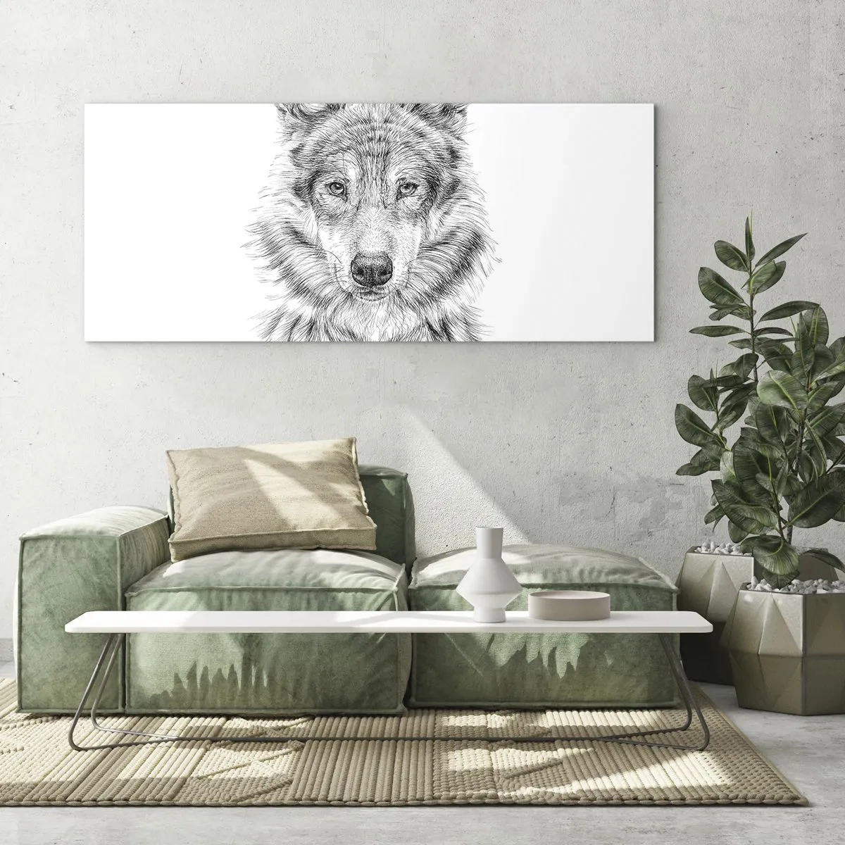 Obraz na szkle - Urodzony przywódca - 100x40 cm