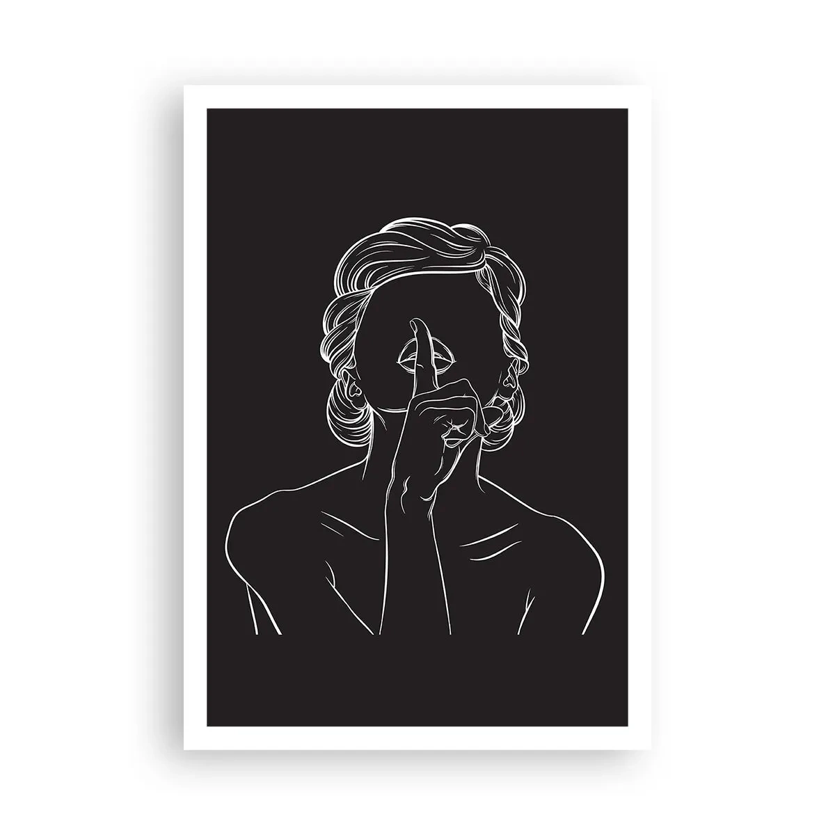 Plakat - Piękno rozkwita w ciszy - 70x100 cm