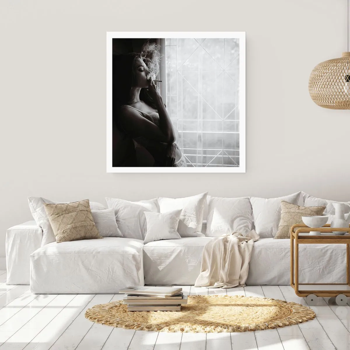 Plakat - Zmysłowa chwila - 50x50 cm