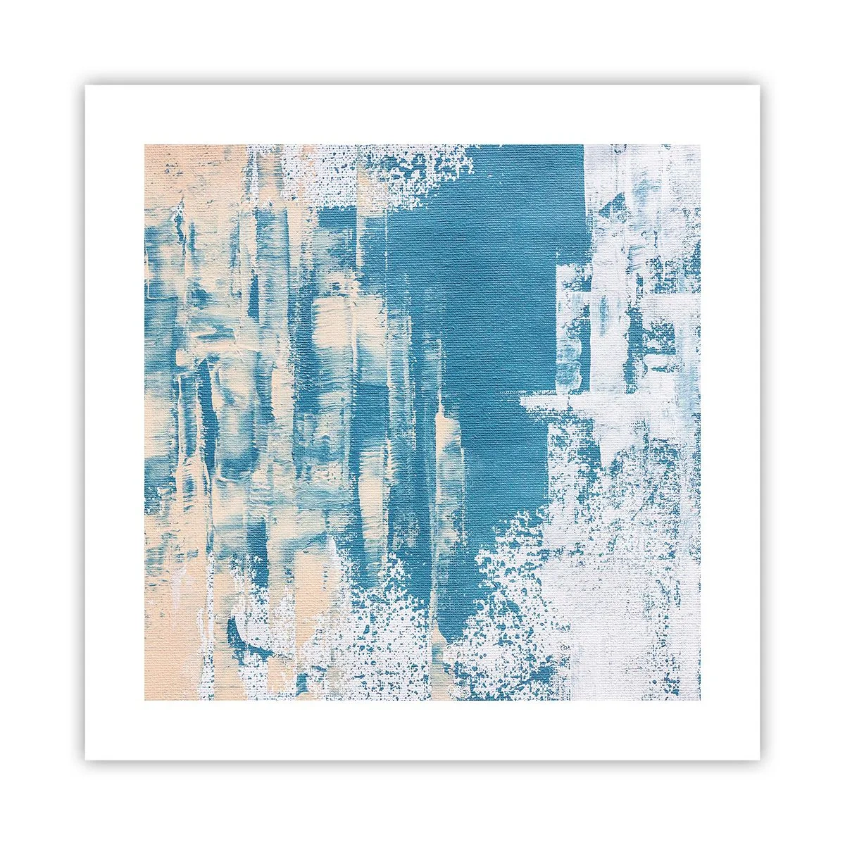 Plakat - Przez lodowy sopel - 40x40 cm