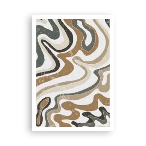 Plakat - Meandry barw ziemi - 70x100 cm