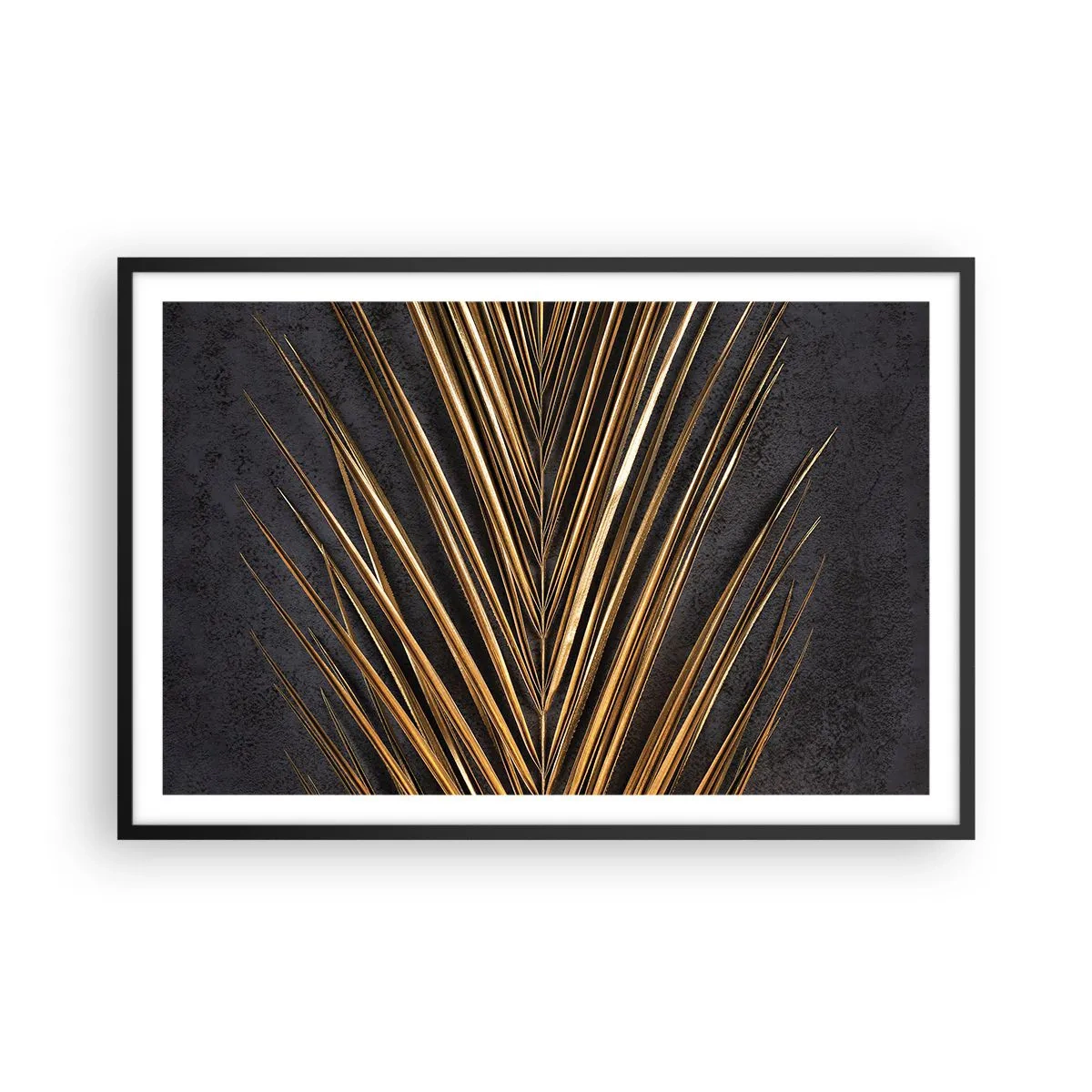Plakat w czarnej ramie - Złoto tropików - 91x61 cm