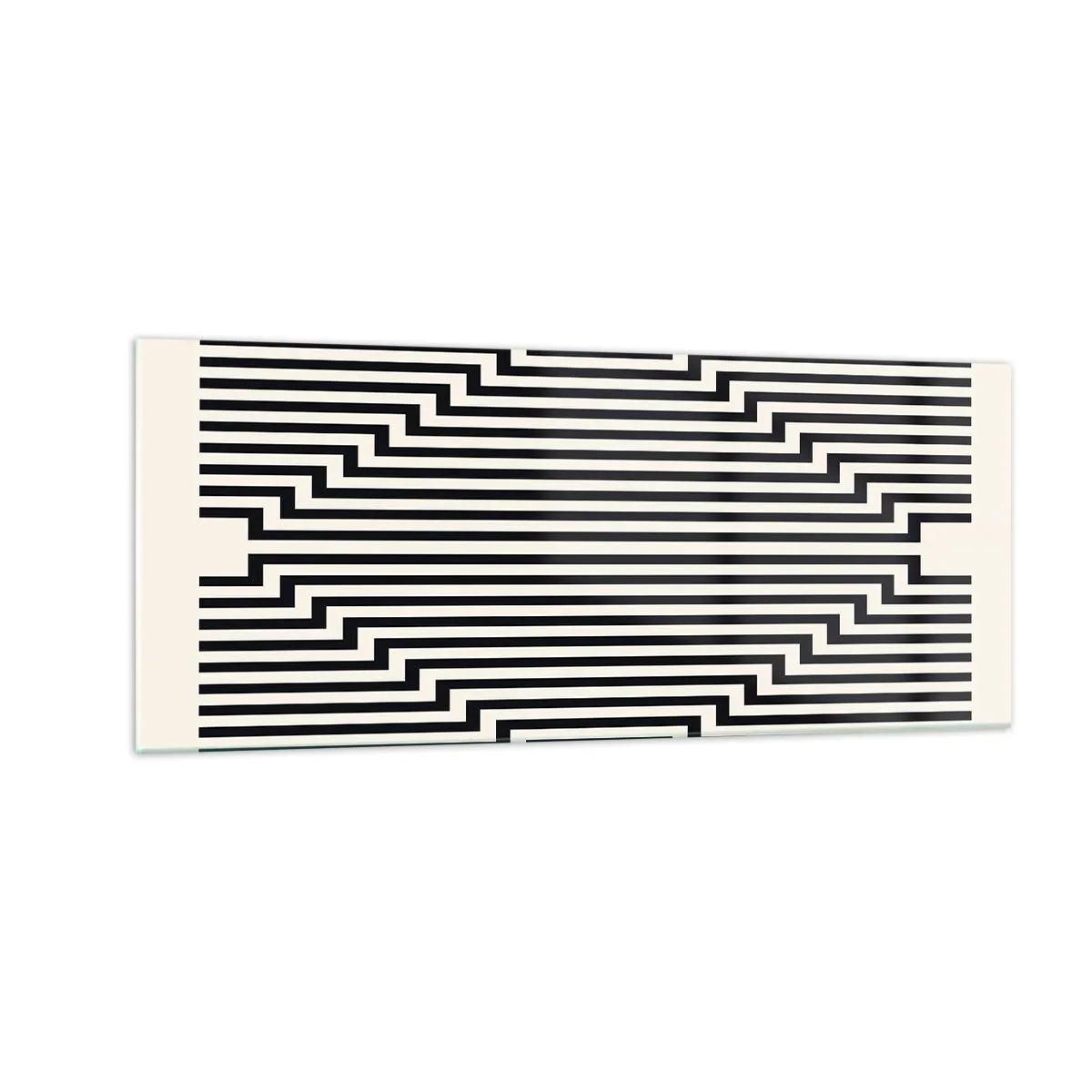 Obraz na szkle - Geometryczna iluzja - 100x40 cm
