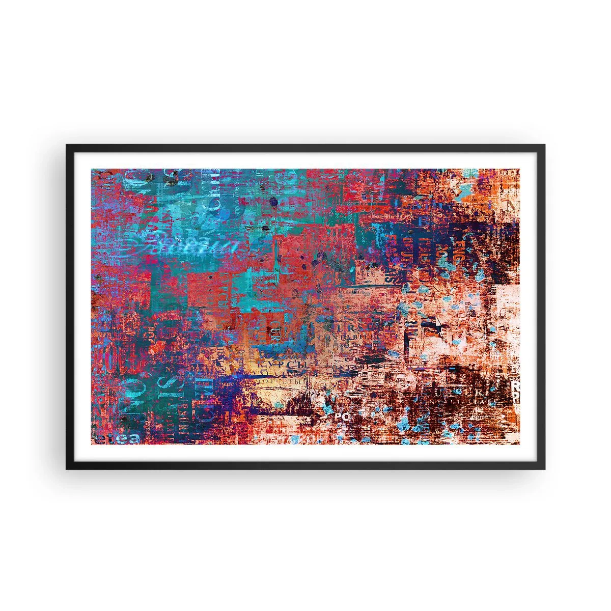 Plakat w czarnej ramie - Pamięć i niepamięć - 91x61 cm