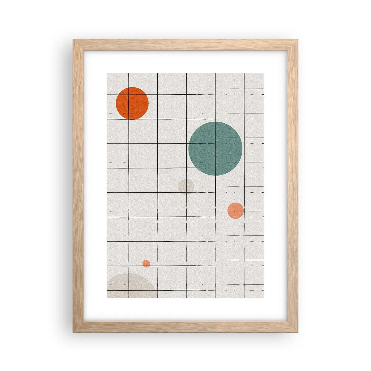 Plakat w ramie jasny dąb - Uwięzione. My czy one? - 30x40 cm