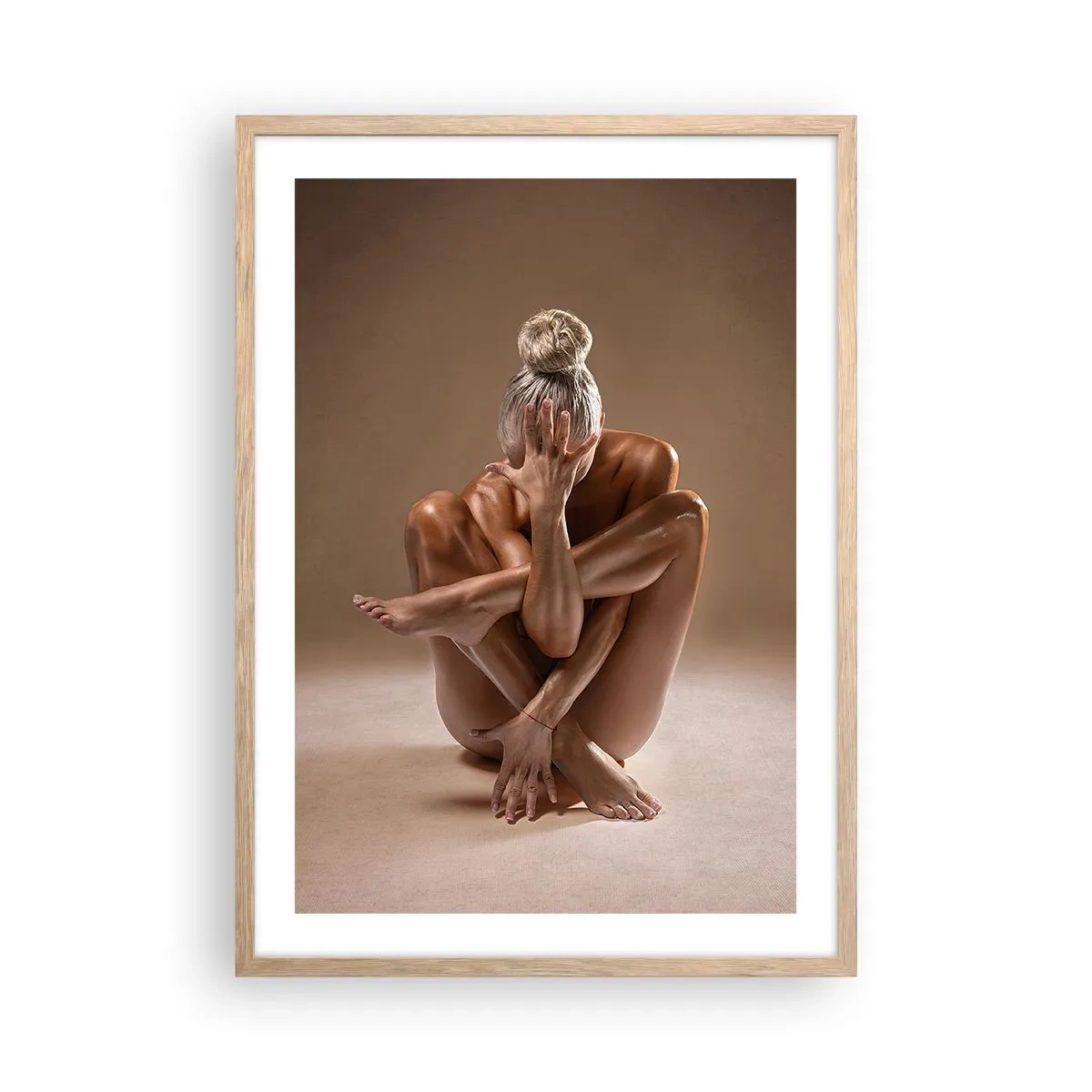 Plakat w ramie jasny dąb - Jedność ciała i ducha - 50x70 cm
