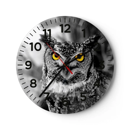 Zegar ścienny - Nic się nie ukryje - 40x40 cm