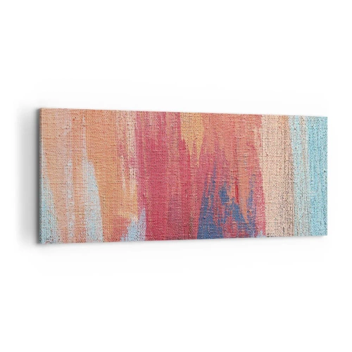 Obraz na płótnie - Spłynąć tęczą - 100x40 cm