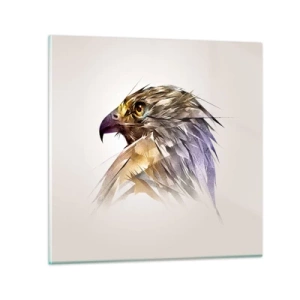 Obraz na szkle - Portret wojownika - 50x50 cm