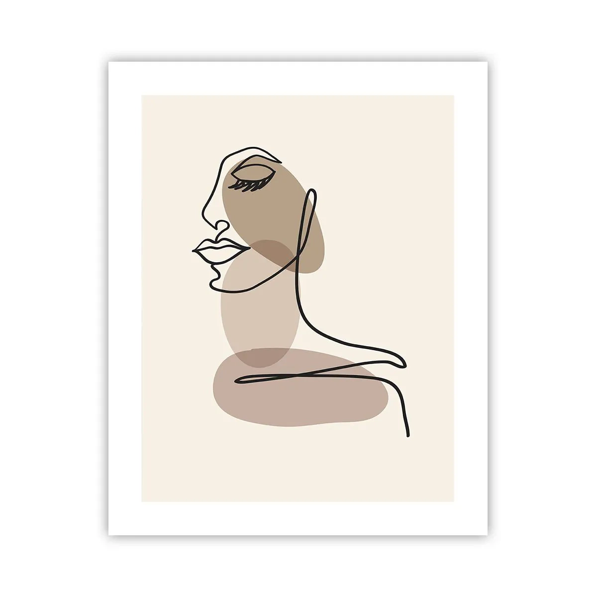 Plakat - Zasłuchana w siebie - 40x50 cm