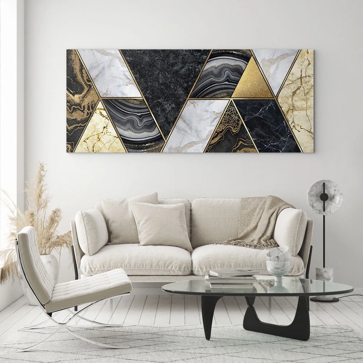 Obraz na szkle - Kamień przy kamieniu - 100x40 cm