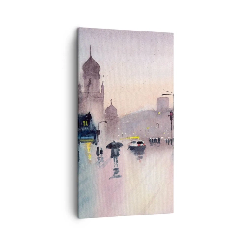 Obraz na płótnie - W deszczowej mgiełce - 45x80 cm