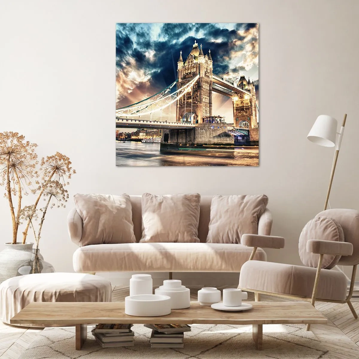 Obraz na płótnie - Pomnik wiktoriańskiego imperium - 70x70 cm