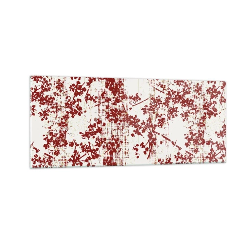 Obraz na szkle - Jak dawny perkalik - 100x40 cm