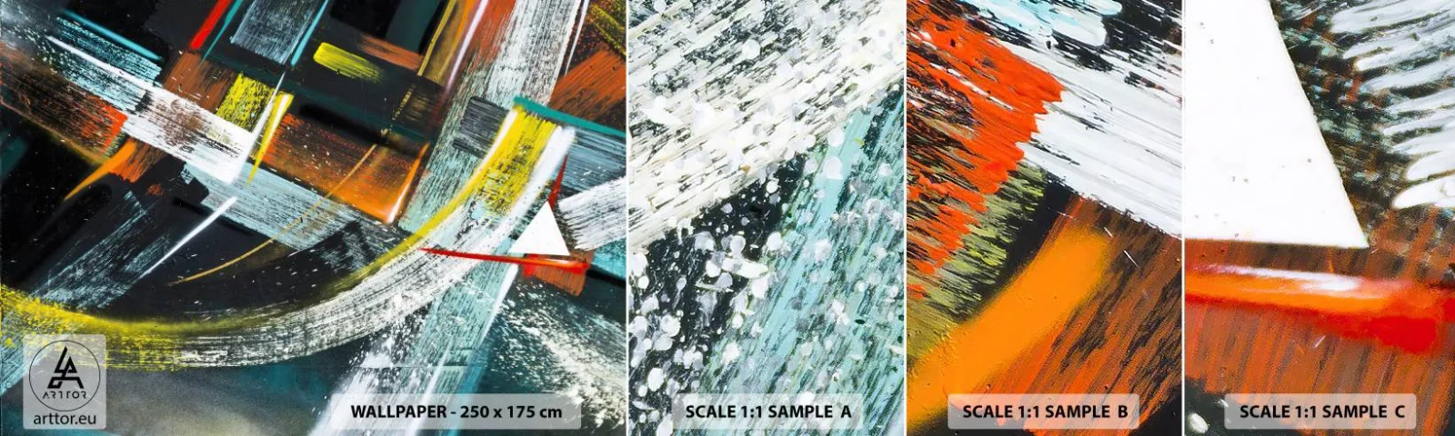 Fototapeta Próbka Standard Eco - Energia ruchu - Abstrakcja, Sztuka, Sztuka Nowoczesna - 100x30 cm