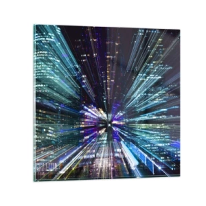 Obraz na szkle - Przejście w nadprzestrzeń - 70x70 cm