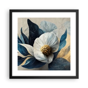 Plakat w czarnej ramie - Ma złote serce - 40x40 cm