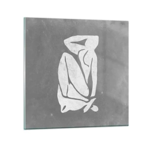 Obraz na szkle - W zamyśleniu - 30x30 cm