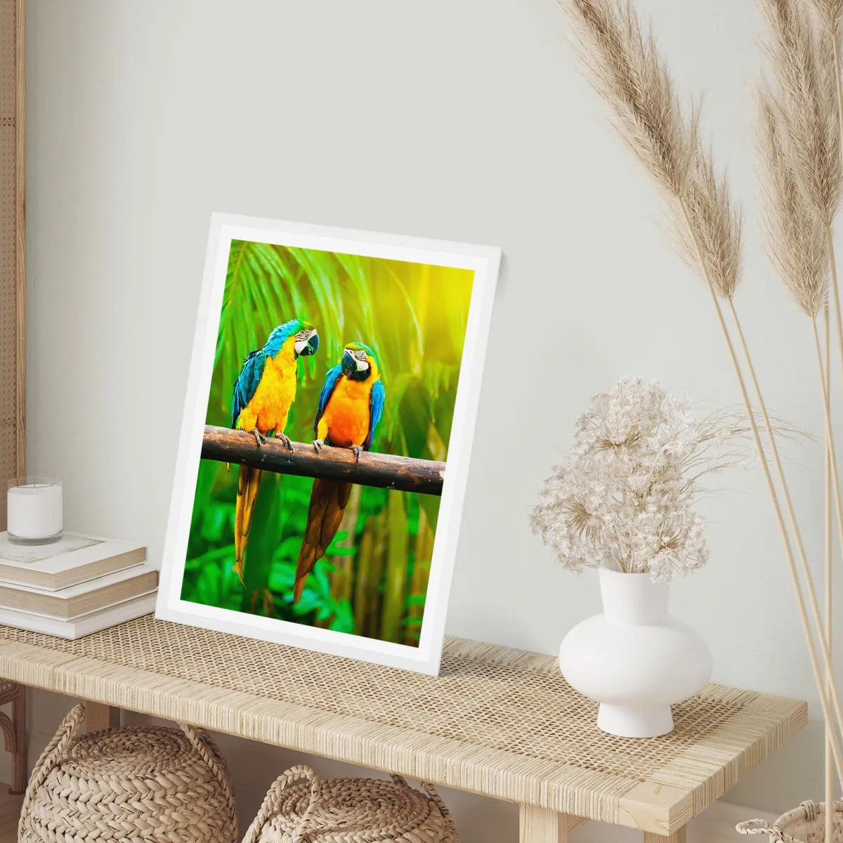 Plakat w białej ramie - A słyszałaś, że ona…? - 40x50 cm