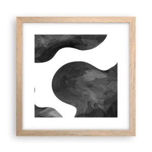 Plakat w ramie jasny dąb - Droga Mleczna - 30x30 cm