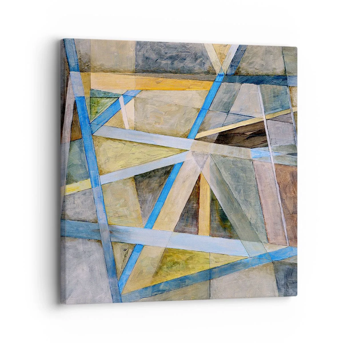 Obraz na płótnie - Na wprost czy na skos? - 30x30 cm