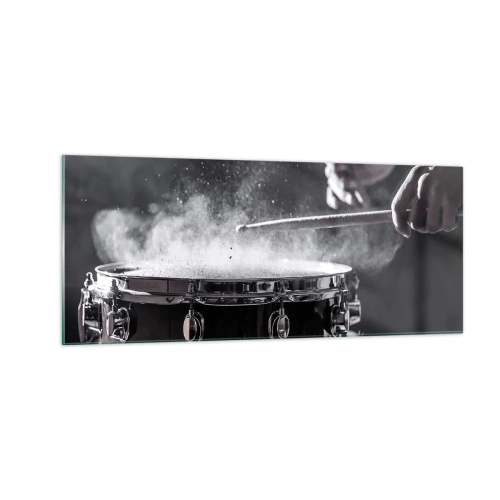 Obraz na szkle - Puls muzyki - 100x40 cm