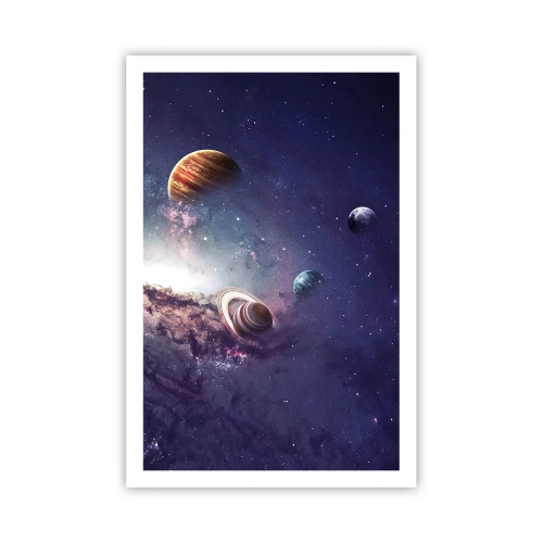 Plakat - Układ słoneczno-taneczny - 61x91 cm