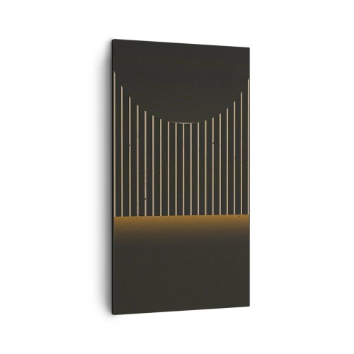 Obraz na płótnie - Zbadać ciemność - 45x80 cm