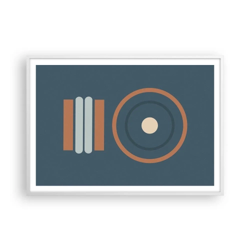 Plakat w białej ramie - Istota rzeczy - 100x70 cm