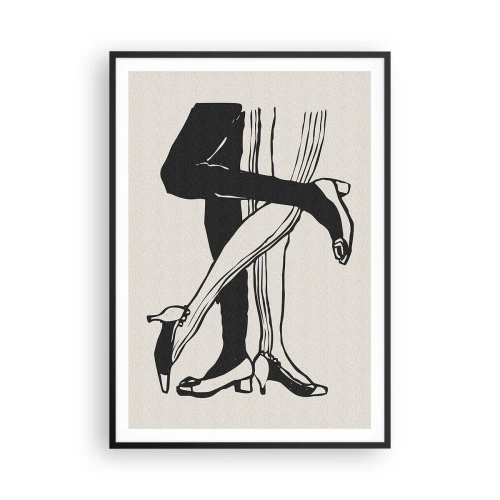 Plakat w czarnej ramie - Kobiecy atrybut - 70x100 cm